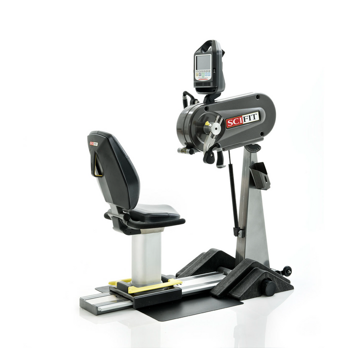 SciFit PRO1 Upper Body Exerciser, Adjustable Tilt Head and Cranks, Wheelchair Platform, 6" Taller Mast, Standard Seat