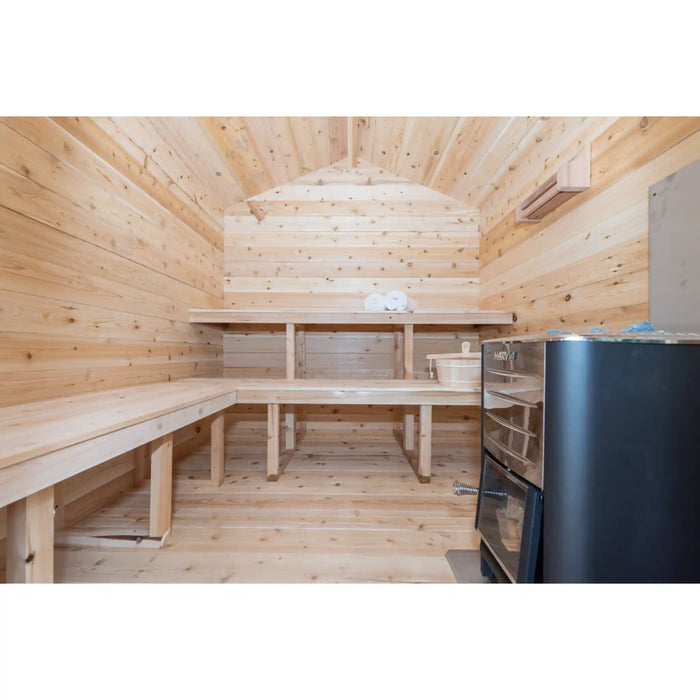 Dundalk Canadian Timber Georgian Cabin Sauna | Electric