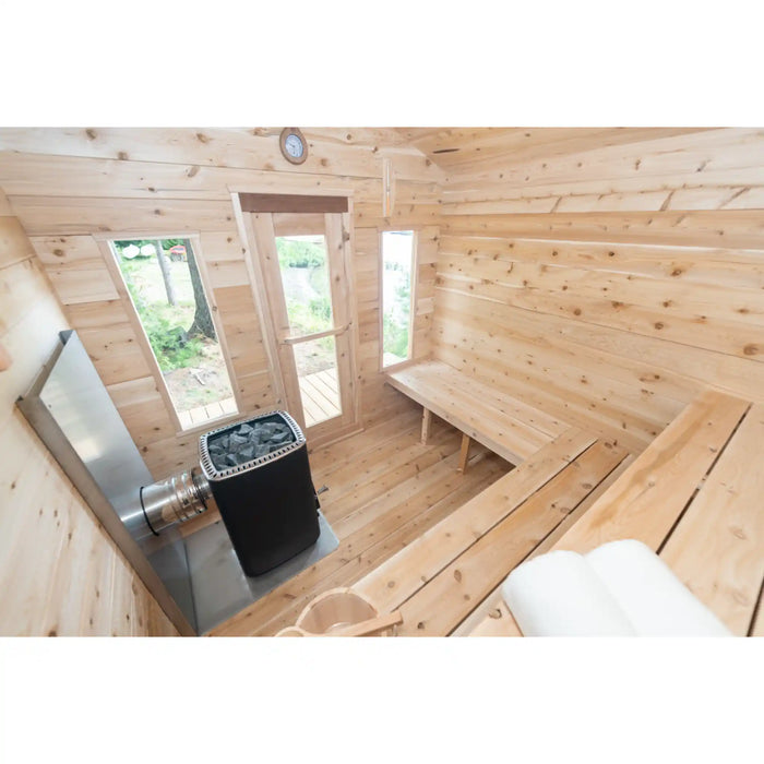 Dundalk Canadian Timber Georgian Cabin Sauna | Electric