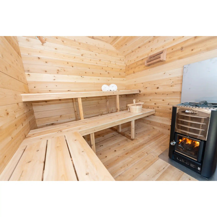 Dundalk Canadian Timber Georgian Cabin Sauna | Woodburning