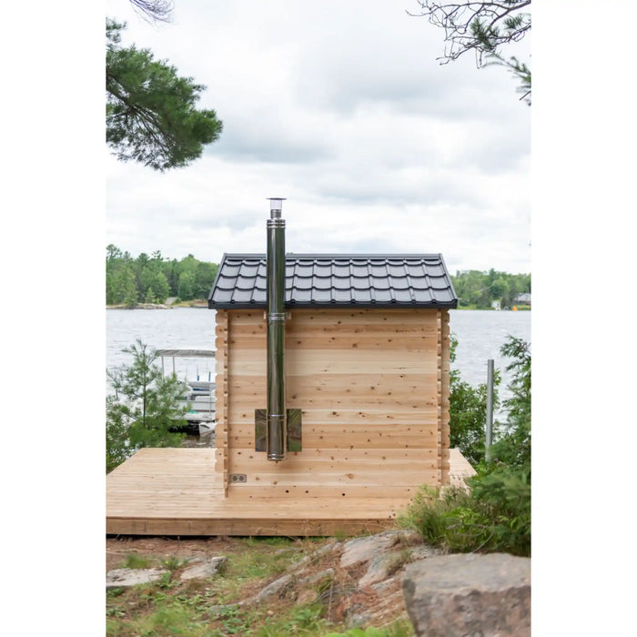 Dundalk Canadian Timber Georgian Cabin Sauna | Woodburning