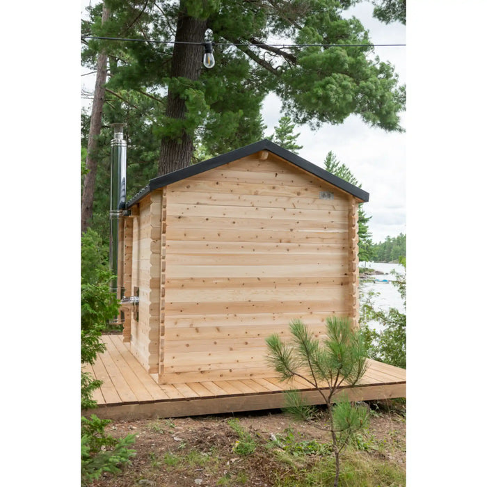 Dundalk Canadian Timber Georgian Cabin Sauna | Woodburning