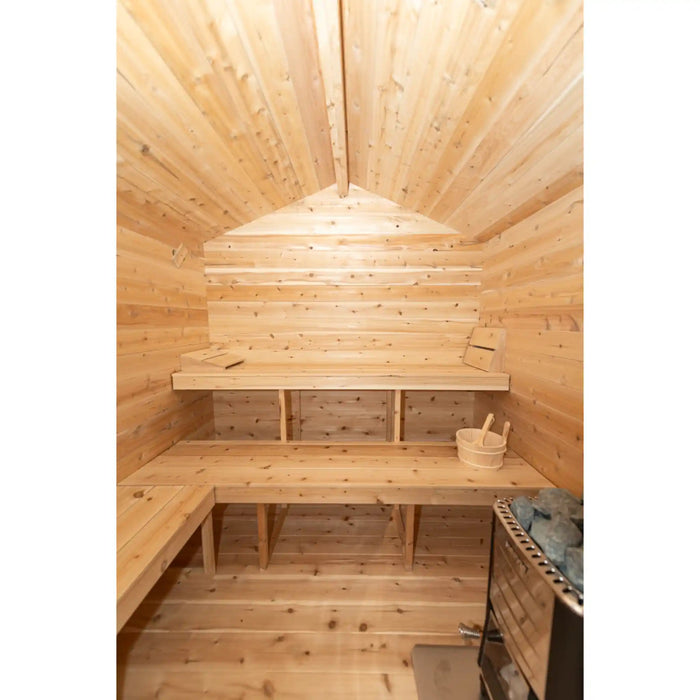 Dundalk Canadian Timber Georgian Cabin Sauna with Change Room | Athlete Recovery Depot