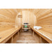 Dundalk Leisurecraft Canadian Timber 4 Person Harmony Barrel Sauna CTC22W | Athlete Recovery Depot