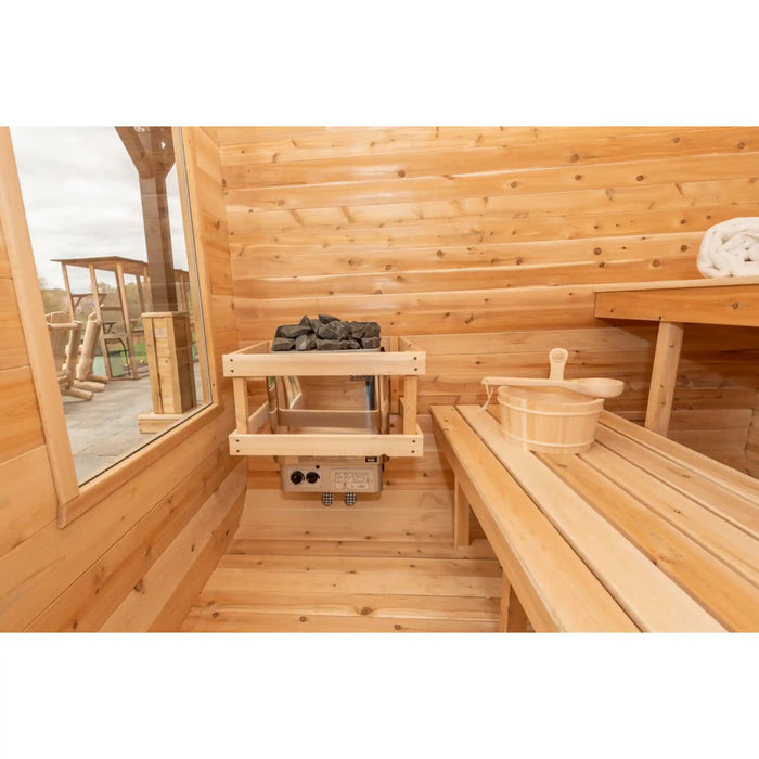 Dundalk Leisurecraft Canadian Timber 4 Person Luna Sauna CTC22LU | Athlete Recovery Depot