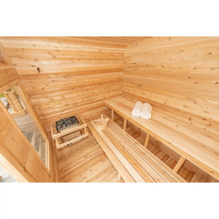 Dundalk Leisurecraft Canadian Timber 4 Person Luna Sauna CTC22LU | Athlete Recovery Depot