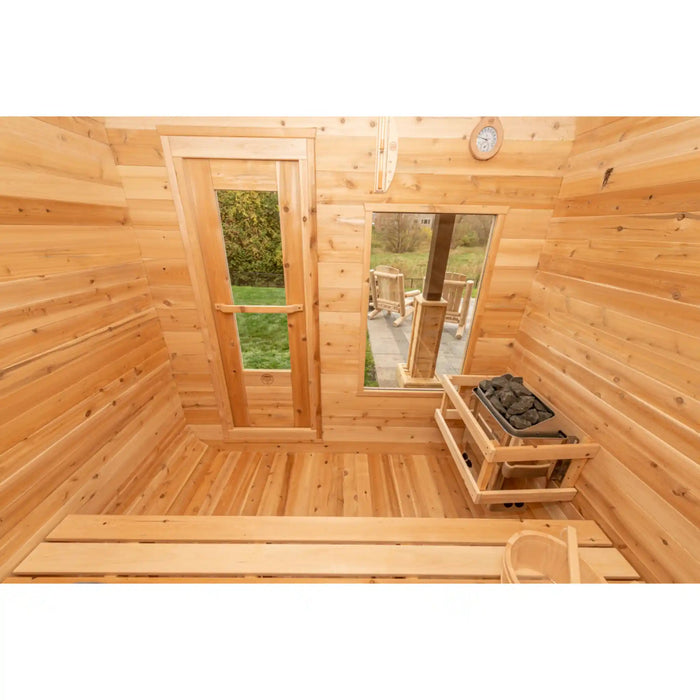 Dundalk Leisurecraft Canadian Timber 4 Person Luna Sauna CTC22LU | Athlete Recovery Depot