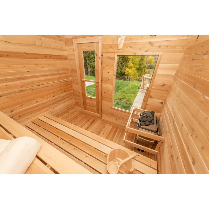 Dundalk Leisurecraft Canadian Timber 4 Person Luna Sauna CTC22LU | Athlete Recovery Depot