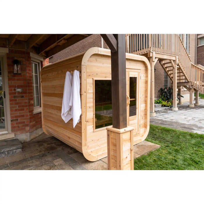 Dundalk Leisurecraft Canadian Timber 4 Person Luna Sauna CTC22LU | Athlete Recovery Depot