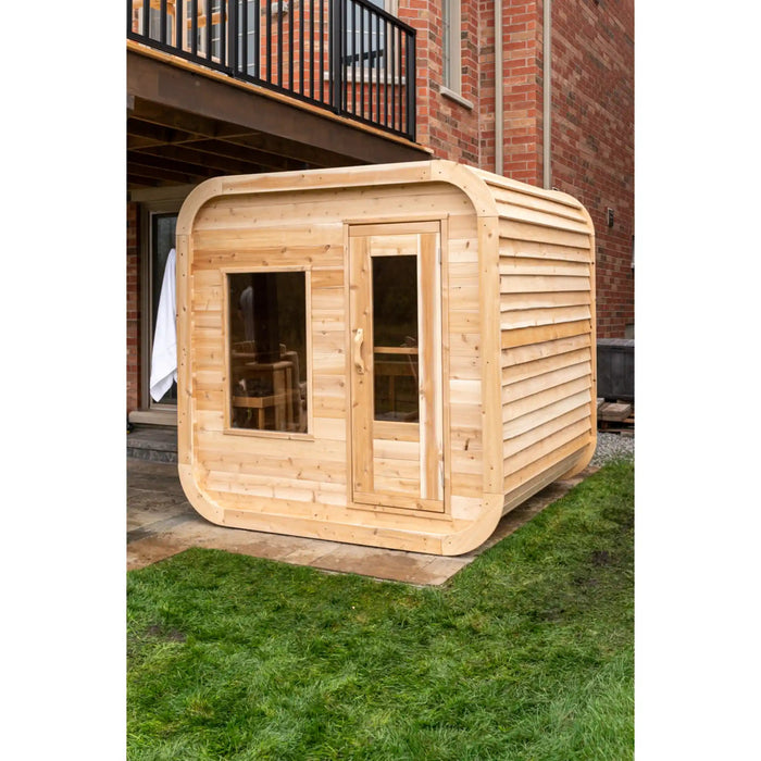 Dundalk Leisurecraft Canadian Timber 4 Person Luna Sauna CTC22LU | Athlete Recovery Depot