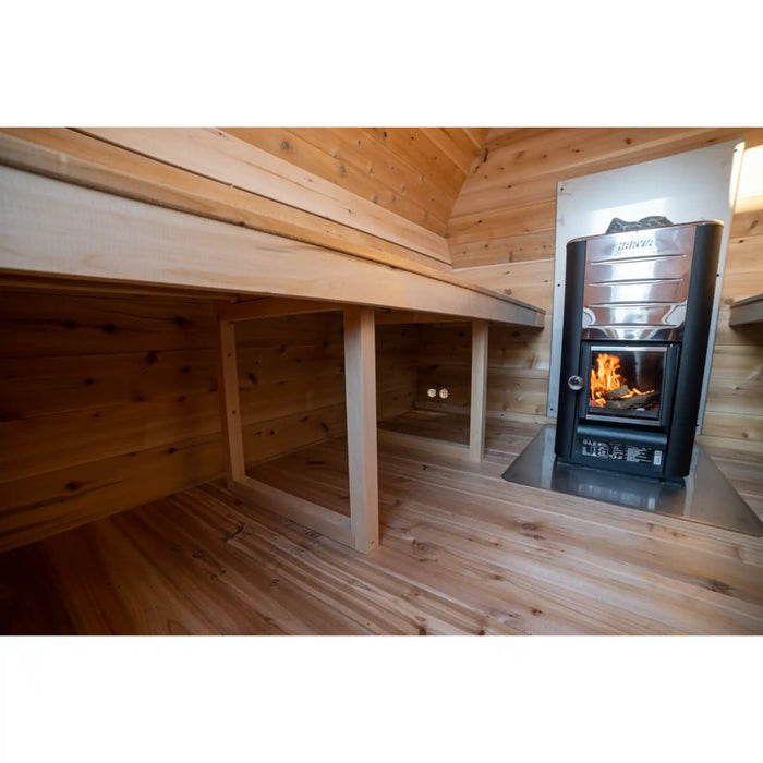 Dundalk Leisurecraft Canadian Timber 4 Person MiniPOD Sauna CTC77MW | Athlete Recovery Depot