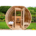 Dundalk Leisurecraft Canadian Timber 4 Person Serenity MP Barrel Sauna CTC2245MP | Athlete Recovery Depot