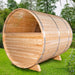 Dundalk Leisurecraft Canadian Timber 5 Person Tranquility MP Barrel Sauna CTC2345MP | Athlete Recovery Depot