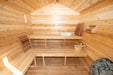 Dundalk Leisurecraft Canadian Timber 6 Person Georgian Cabin Sauna with Porch CTC88PW | Athlete Recovery Depot