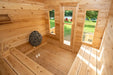 Dundalk Leisurecraft Canadian Timber 6 Person Georgian Cabin Sauna with Porch CTC88PW | Athlete Recovery Depot