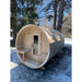 Dundalk Leisurecraft Canadian Timber Serenity 4 Person Barrel Sauna CTC2245W | Athlete Recovery Depot