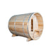 Dundalk Leisurecraft Canadian Timber Serenity 4 Person Barrel Sauna CTC2245W | Athlete Recovery Depot