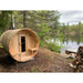 Dundalk Leisurecraft Canadian Timber Serenity 4 Person Barrel Sauna CTC2245W | Athlete Recovery Depot