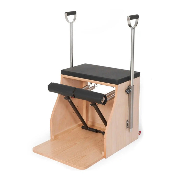 Elina Pilates Elite Wood Combo Chair | Black | Athlete Recovery Depot