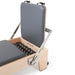 Elina Pilates Elite Wood Reformer with Tower | Gray | Athlete Recovery Depot