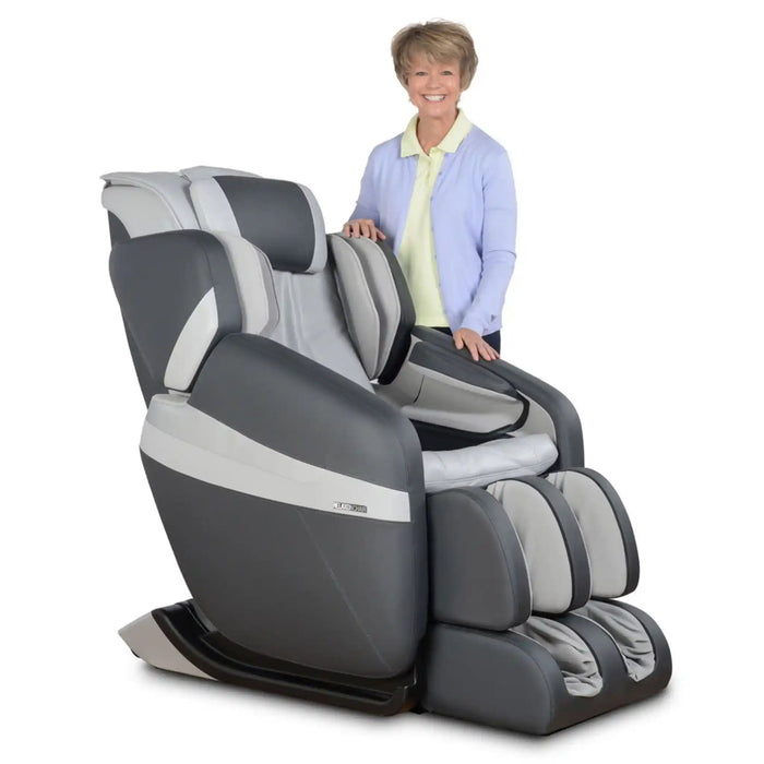 RelaxOnChair MK-Classic Massage Chair (Gray) | Athlete Recovery Depot