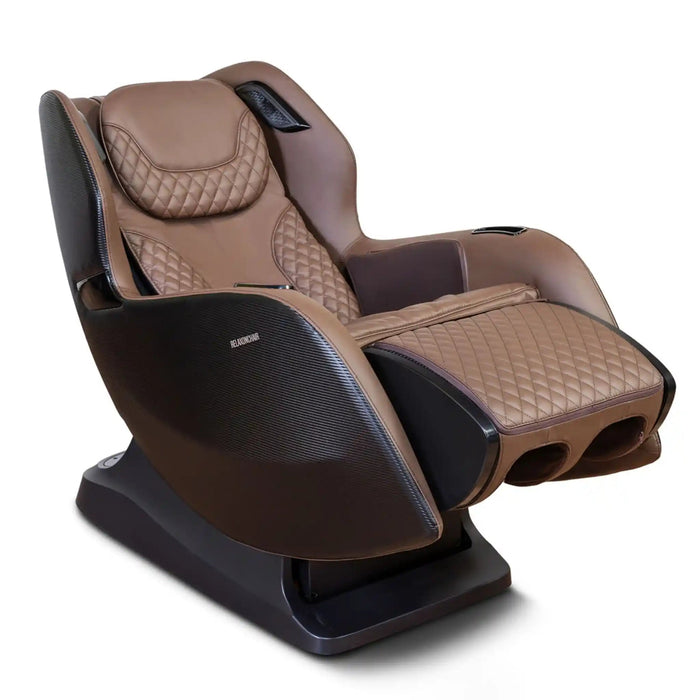 RelaxOnChair Rio Reclining Massage Chair (Coffee) | Athlete Recovery Depot