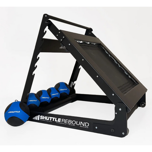 Shuttle Black Rebound Set with 5 Blue Medicine Balls