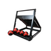 Shuttle Black Rebound Set with 5 Red Medicine Balls