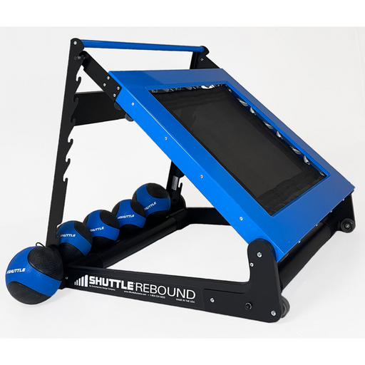 Shuttle Blue Rebound Set with 5 Blue Medicine Balls