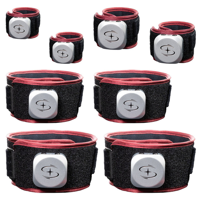 SmartCuffs 4.0 Clinical Set, 4 Pairs of Cuffs (Pair of Each Size) with Pumps